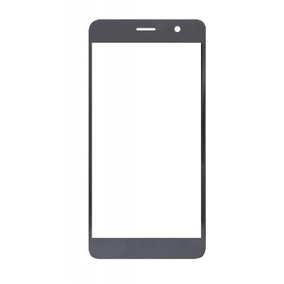 Replacement Front Glass For Kara Mega 4 Black By - Maxbhi.com
