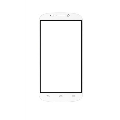 Replacement Front Glass For Mts Blaze 5.0 White By - Maxbhi.com
