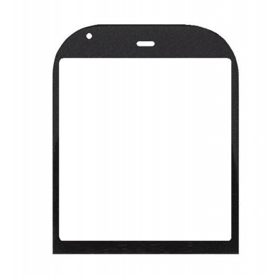Replacement Front Glass For Palm Centro Black By - Maxbhi.com