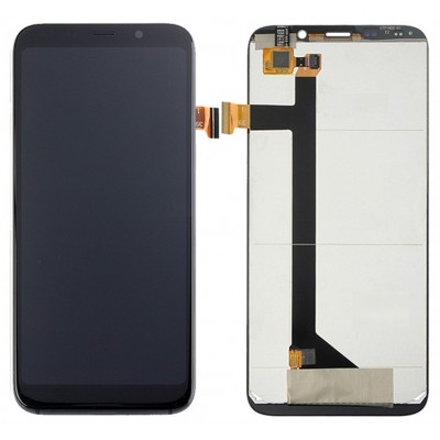 Lcd With Touch Screen For Bluboo S8 Black By - Maxbhi Com