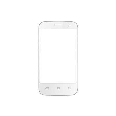 Replacement Front Glass For Videocon Infinium Z30 Aire White By - Maxbhi.com
