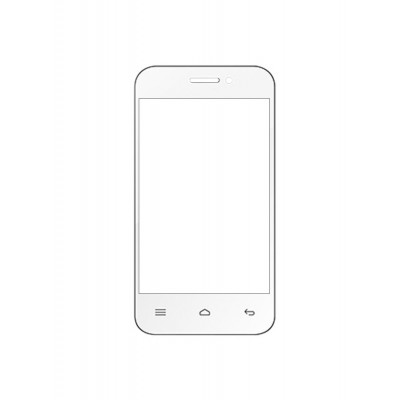 Replacement Front Glass For Videocon Infinium Zest Flame White By - Maxbhi.com