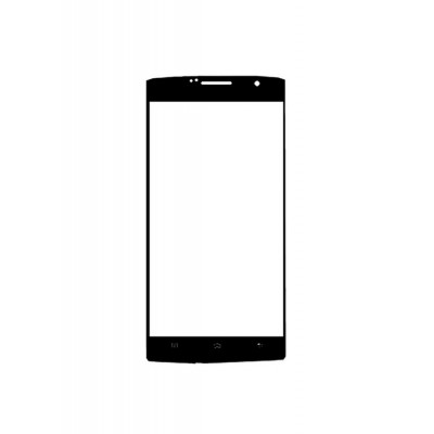 Replacement Front Glass For Vox Mobile Kick K8 Black By - Maxbhi.com