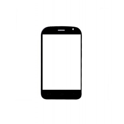 Replacement Front Glass For Zen Ultrafone 306 Play Black By - Maxbhi.com