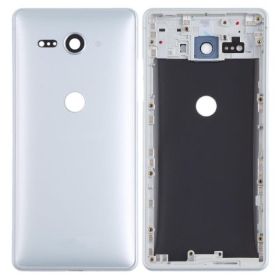 Back Panel Cover For Sony Xperia Xz2 Compact Silver - Maxbhi Com