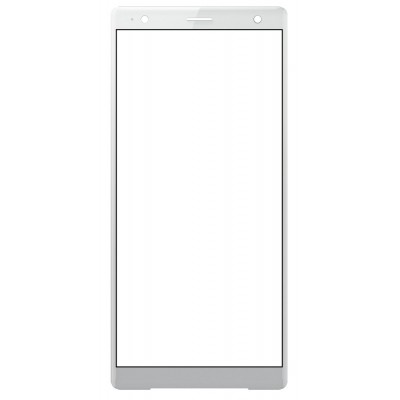 Replacement Front Glass For Sony Xperia Xz2 Compact White By - Maxbhi.com