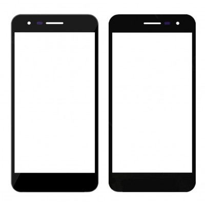 Replacement Front Glass For Lg Zone 4 Black By - Maxbhi Com