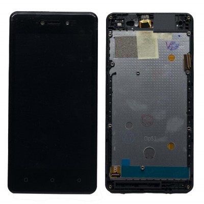 Lcd With Touch Screen For Lava Z50 White By - Maxbhi Com