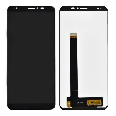 LCD with Touch Screen for Lava Z91 Black