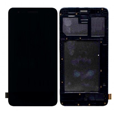Lcd With Touch Screen For Lg K7 2017 Black By - Maxbhi Com
