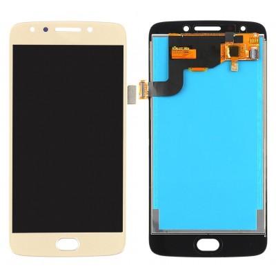 Lcd With Touch Screen For Motorola Moto E4 Usa Gold By - Maxbhi Com
