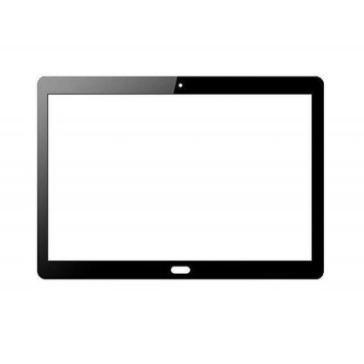 Replacement Front Glass For Huawei Mediapad M3 Lite 10 Black By - Maxbhi.com