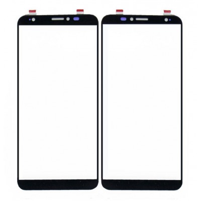 Replacement Front Glass For Lava Z91 Black By - Maxbhi Com
