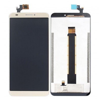 Lcd With Touch Screen For Blackview S6 White By - Maxbhi Com
