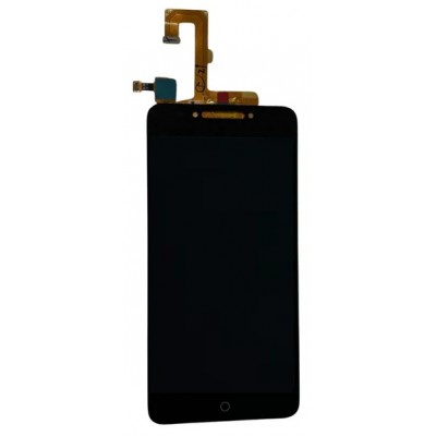 Lcd With Touch Screen For Alcatel Pulsemix White By - Maxbhi Com