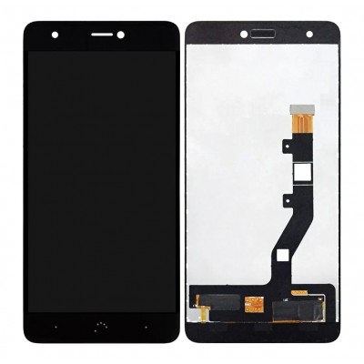 Lcd With Touch Screen For Bq Aquaris X Pro Black By - Maxbhi Com