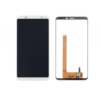 Lcd With Touch Screen For Wiko View Xl White By - Maxbhi Com