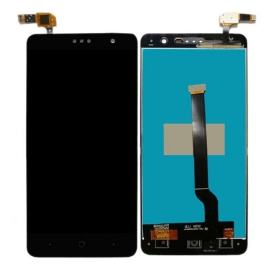 Lcd With Touch Screen For Zte Grand X4 Black By - Maxbhi Com