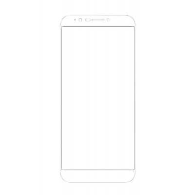 Replacement Front Glass For Blu Studio View Xl White By - Maxbhi.com