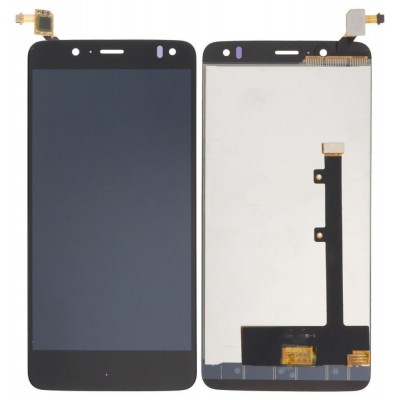 Lcd With Touch Screen For Bq Aquaris U2 Black By - Maxbhi Com