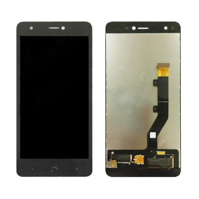 Lcd With Touch Screen For Bq Aquaris X Black By - Maxbhi Com
