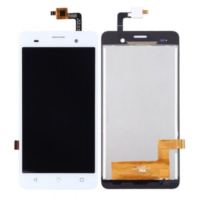 Lcd With Touch Screen For Wiko Jerry White By - Maxbhi Com