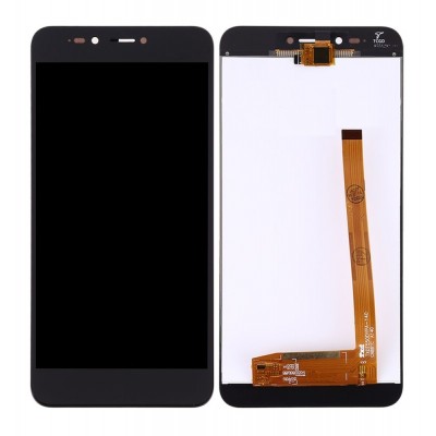 Lcd With Touch Screen For Wiko Upulse Black By - Maxbhi Com