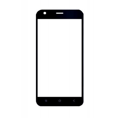 Replacement Front Glass For Blackview A7 Pro Black By - Maxbhi.com
