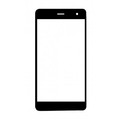 Replacement Front Glass For Wiko Jerry2 Grey By - Maxbhi.com
