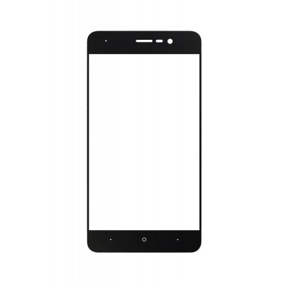 Replacement Front Glass For Wiko Lenny4 Black By - Maxbhi.com