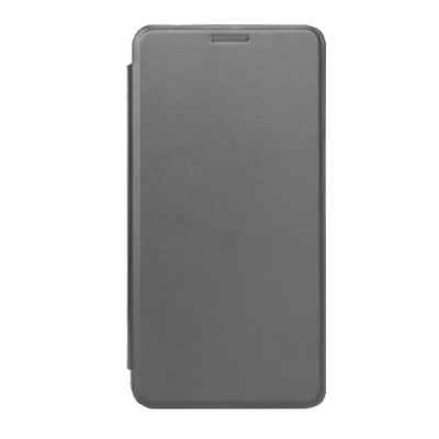 Flip Cover For Qmobile Noir A1 Grey By - Maxbhi.com