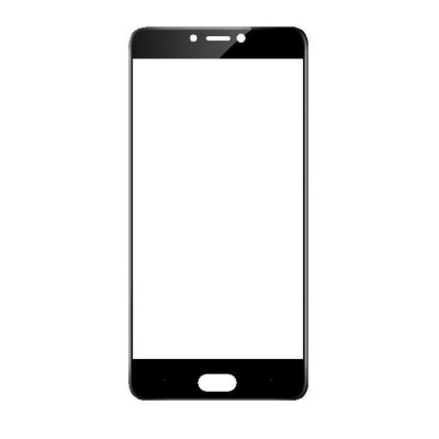 Replacement Front Glass For Qmobile Noir A1 Black By - Maxbhi.com