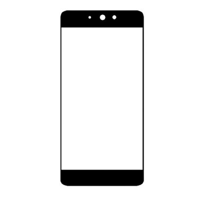 Replacement Front Glass For Blu Grand M2 Black By - Maxbhi.com