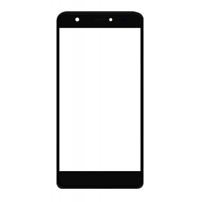 Replacement Front Glass For Blu Studio J8 Black By - Maxbhi.com
