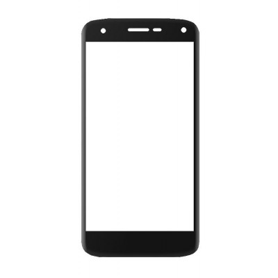 Replacement Front Glass For Blu C5 Black By - Maxbhi.com