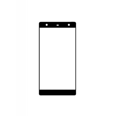 Replacement Front Glass For Blu Grand 5.5 Hd Ii Black By - Maxbhi.com