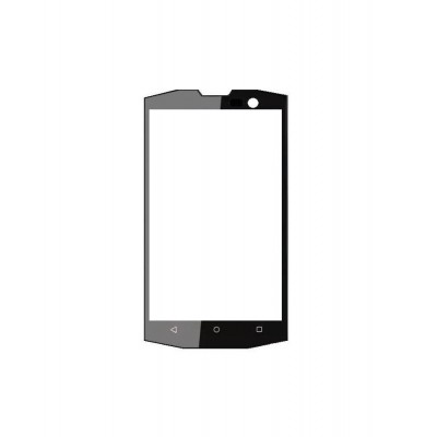 Replacement Front Glass For Agm A8 Mini Black By - Maxbhi.com