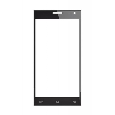Replacement Front Glass For Leagoo Lead 5 Black By - Maxbhi.com