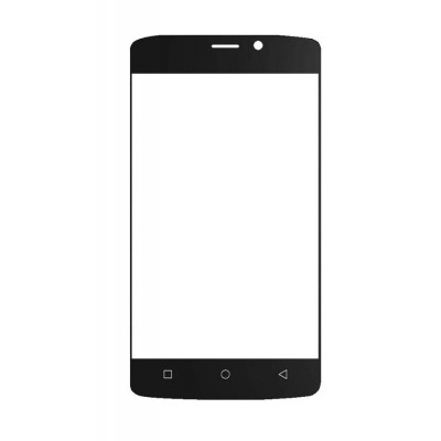 Replacement Front Glass For Zopo Color M4 Black By - Maxbhi.com