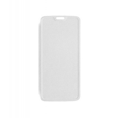 Flip Cover For Motorola Moto E5 White By - Maxbhi Com