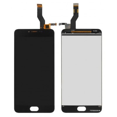 Lcd With Touch Screen For Meizu M3 Note 16gb Black By - Maxbhi Com