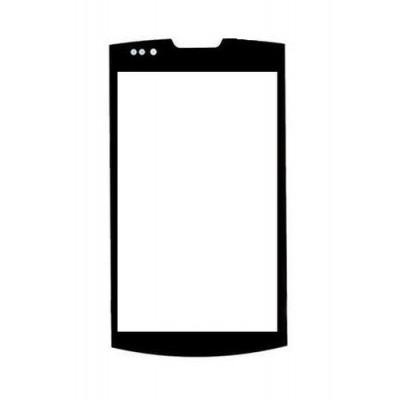 Replacement Front Glass For Lg Optimus 7 E900 Black By - Maxbhi.com