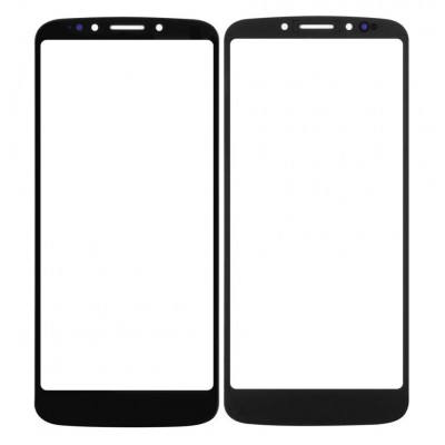 Replacement Front Glass For Motorola Moto E5 Black By - Maxbhi Com