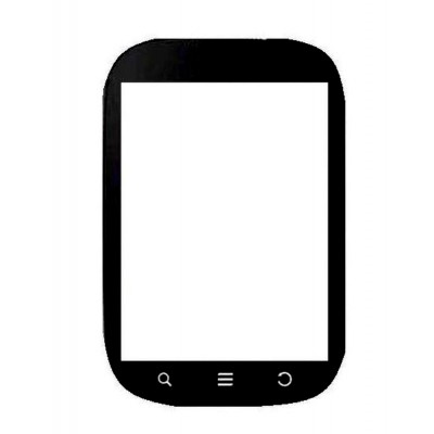Replacement Front Glass For Mts Mtag 281 Black By - Maxbhi.com