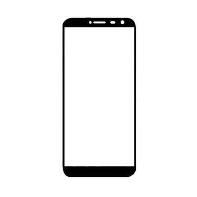 Replacement Front Glass For Oukitel C8 Black By - Maxbhi.com