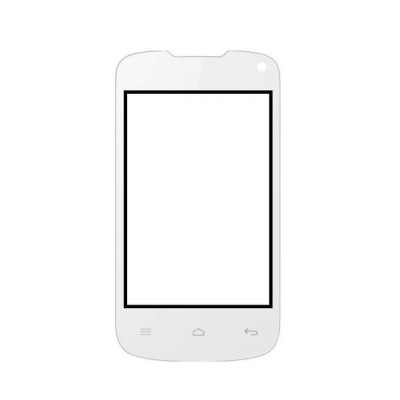 Replacement Front Glass For Rage 35 Gn White By - Maxbhi.com