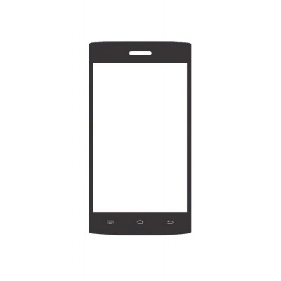 Replacement Front Glass For Rage Attitude 4.0 Red By - Maxbhi.com