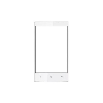 Replacement Front Glass For Uni N6100 White By - Maxbhi.com