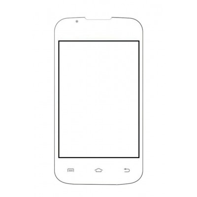 Replacement Front Glass For Videocon Infinium X30 White By - Maxbhi.com