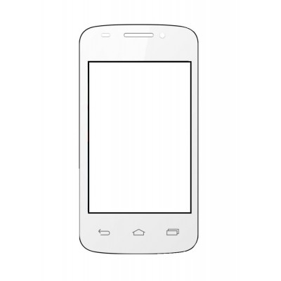 Replacement Front Glass For Vox Kick K3 White By - Maxbhi.com
